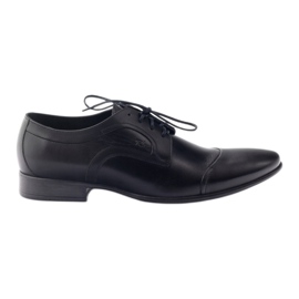 Leather low shoes Pilpol 1262 men's shoes black