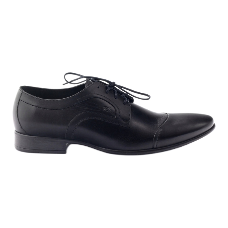 Leather low shoes Pilpol 1262 men's shoes black