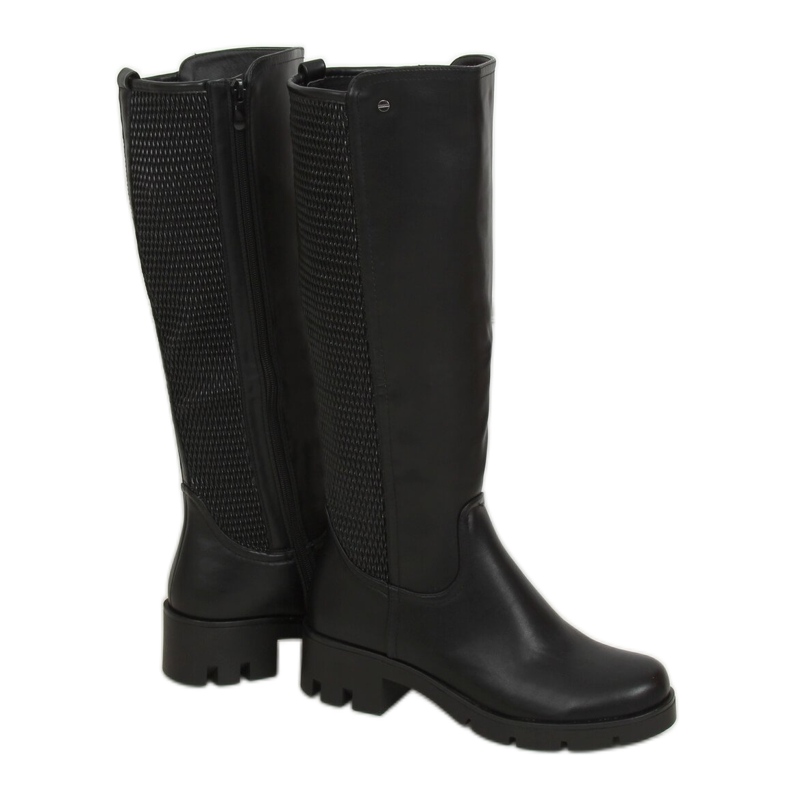 Black high-soled boots 6286-1 Black Black high-soled boots 6286-1 Black