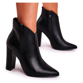 Marquiiz Women's Boots On Heel Black Rise Up Marquiiz Women's Boots On Heel Black Rise Up