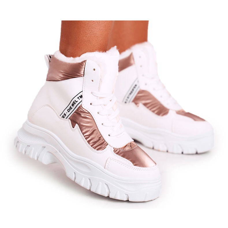 Marquiiz Women's Sport Snow Boots With Fur White Euphoria
