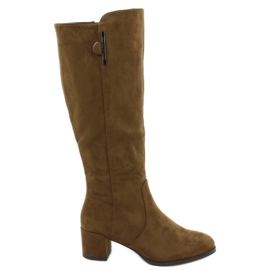 Suede Boots Olive Sergio Leone KZ277 brown