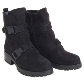 Black military boots 0-358 Black