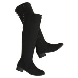 Black women's boots W146-1 Black
