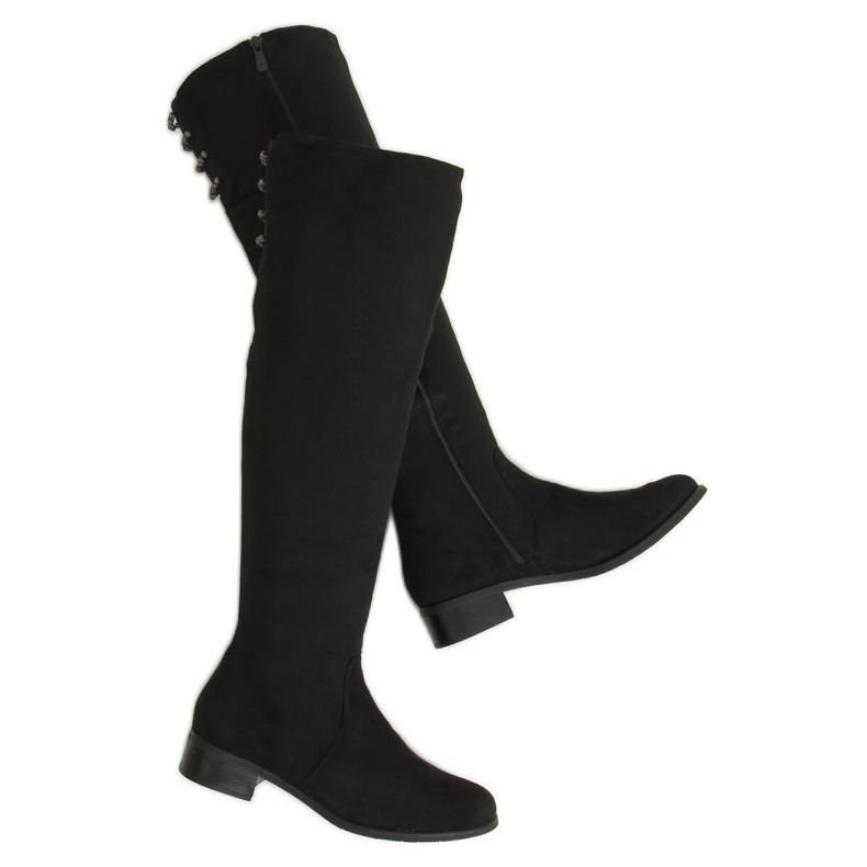 Black women's boots W146-1 Black