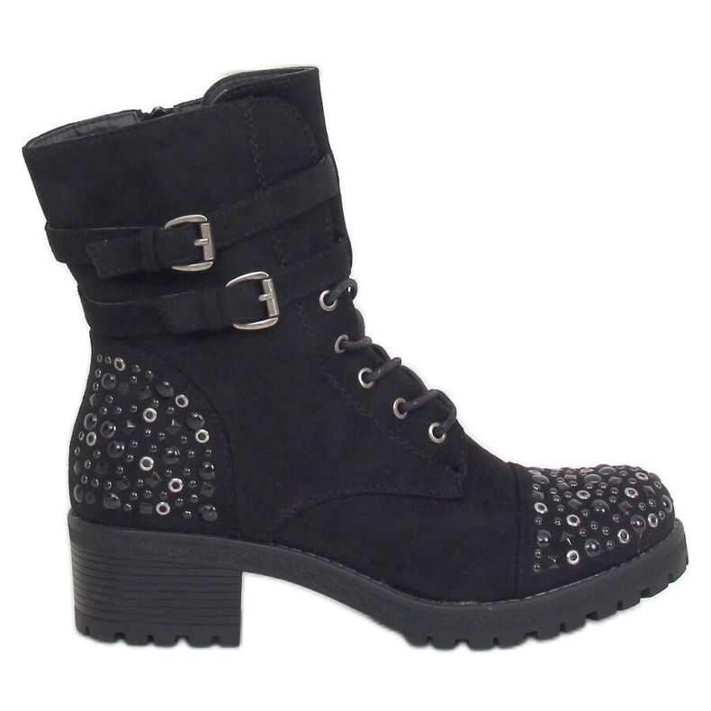 Black Workery boots 88063 Black