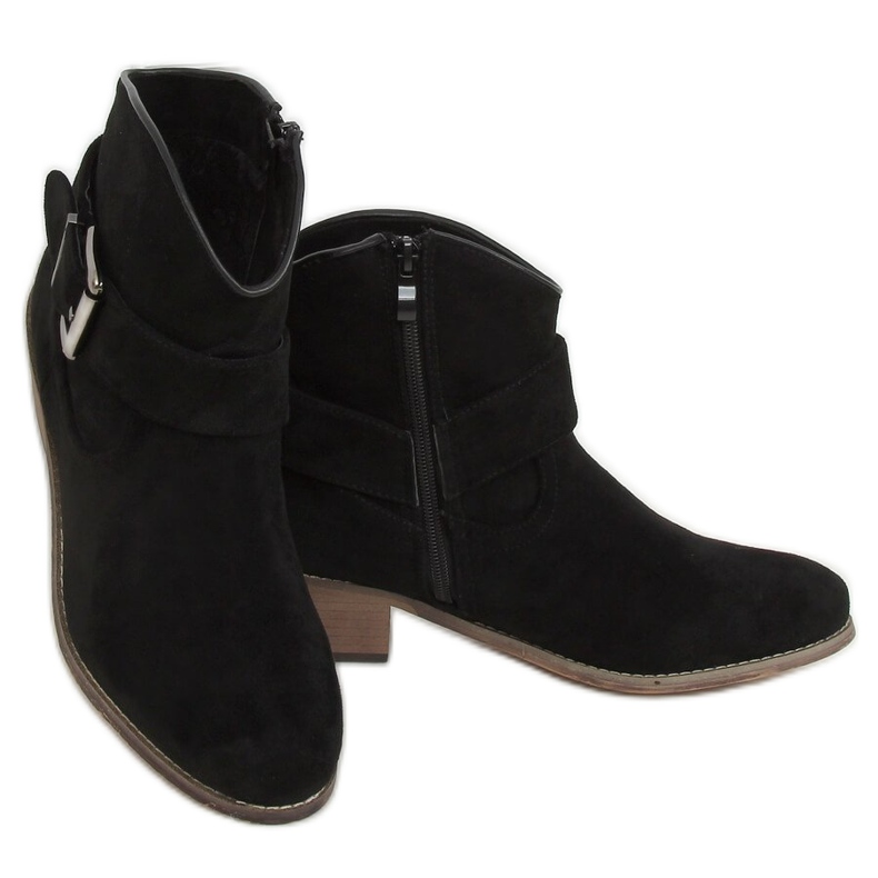 Black women's boots E2251 Black Ii Genre