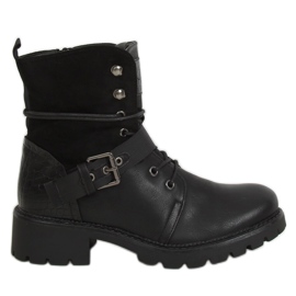 Black Workery boots 1215-PA Black