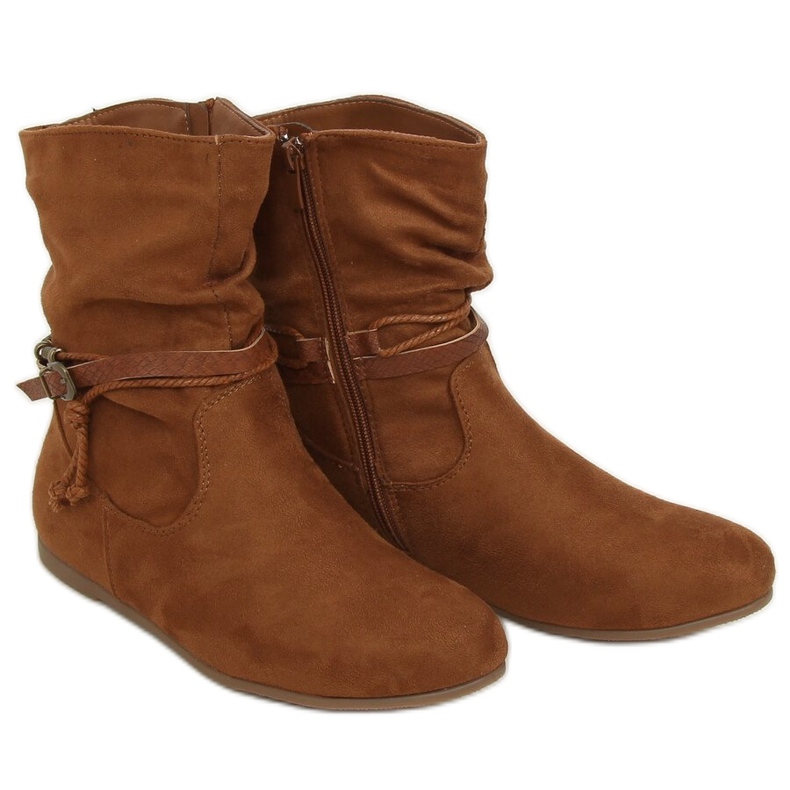 Women's boots camel DH28 Camel Ii Quality brown