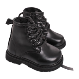FRROCK Black Ammy Black Warm Boots for Children FRROCK Black Ammy Black Warm Boots for Children