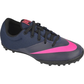 Nike MercurialX Pro Jr Tf 725239-446 shoe navy multicolored