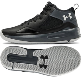 Under Armour Under Armor Lockdown 5 M 3023949-001 shoes gray, black black Under Armour Under Armor Lockdown 5 M 3023949-001 shoes gray, black black