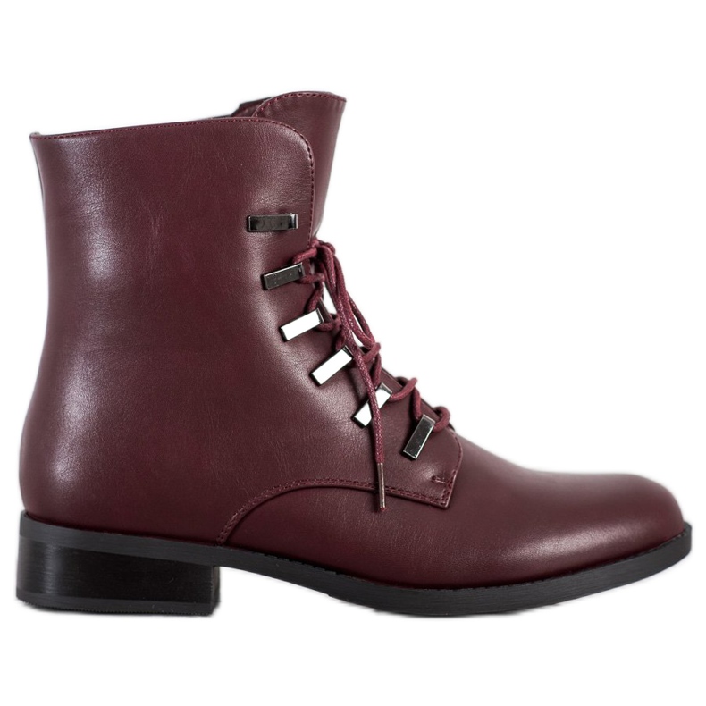 SHELOVET Classic burgundy boots red SHELOVET Classic burgundy boots red