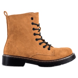 Small Swan Camel Suede Trappers brown Small Swan Camel Suede Trappers brown