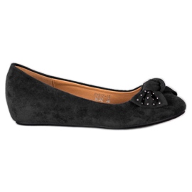 Fama Wedge Ballerina black