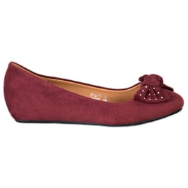 Fama Wedge Ballerina red Fama Wedge Ballerina red
