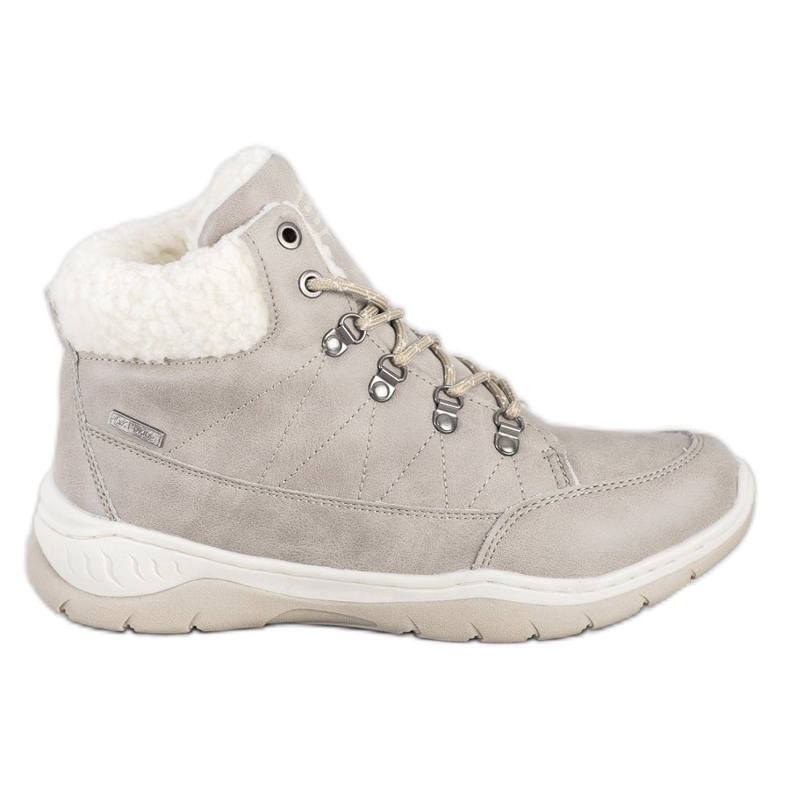 Arrigo Bello Warm winter boots beige grey