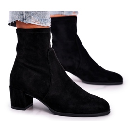 Women's Boots On High Heel Sergio Leone Black BT151