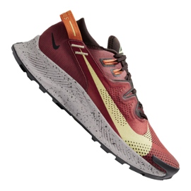 Nike Pegasus Trail 2M CK4305-600 running shoes red orange grey yellow