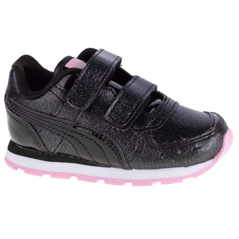 Puma Vista Glitz V Infants Jr 369721-10 black pink Puma Vista Glitz V Infants Jr 369721-10 black pink