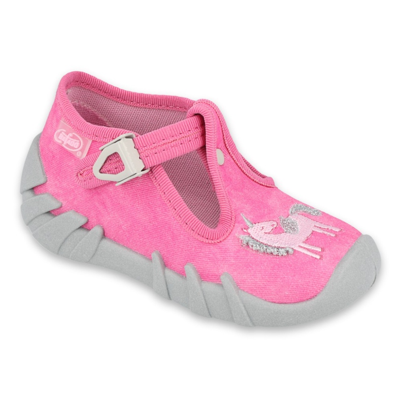 Befado children's shoes 110P397 pink silver grey Befado children's shoes 110P397 pink silver grey