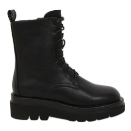 Black RB85 Black high-soled shoes