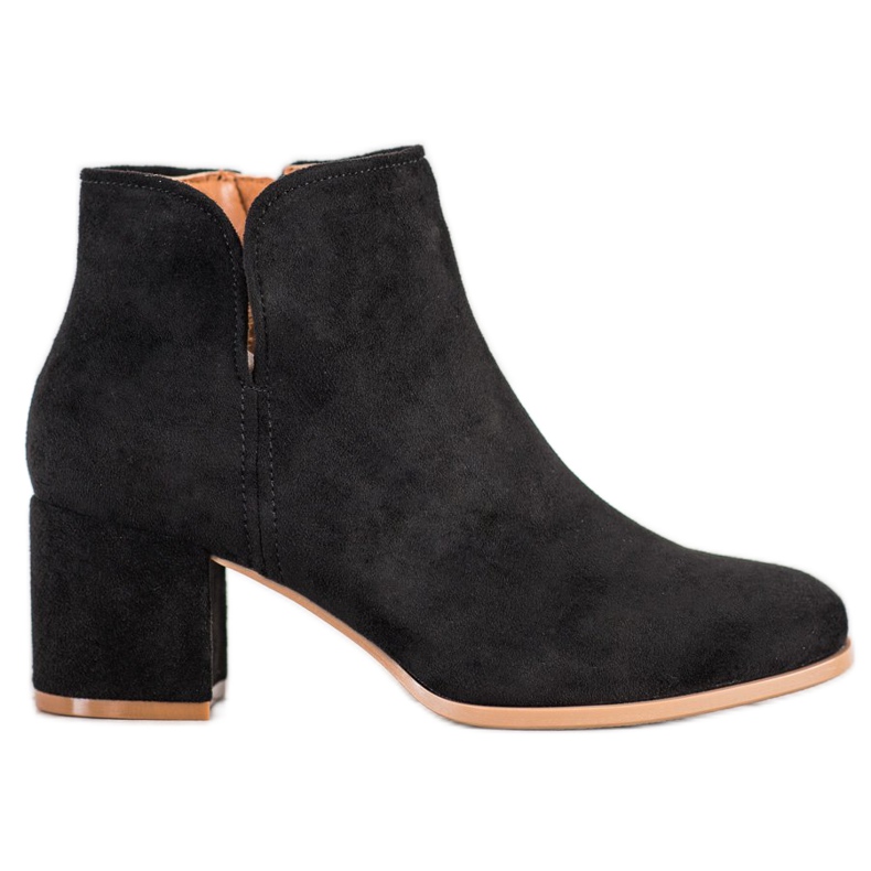 Bella Paris Stylish high-heeled boots black