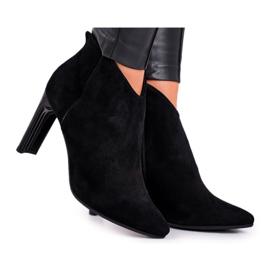 Women's boots on a high heel Laura Messi Black 2200 Women's boots on a high heel Laura Messi Black 2200