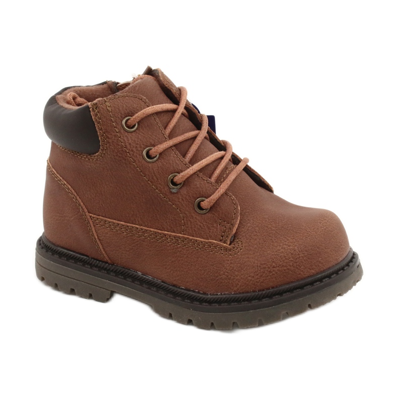 Apawwa Children's boys' brown boots Moa boots