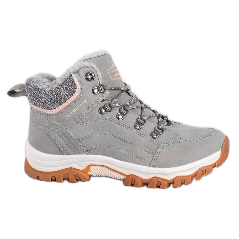 Ax Boxing Comfortable Trekking Shoes grey Ax Boxing Comfortable Trekking Shoes grey