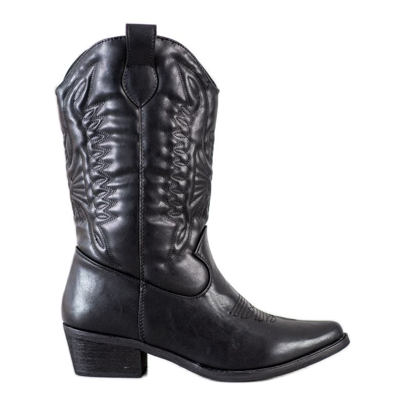 SDS Black cowboy boots