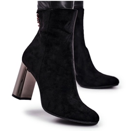 Women's Boots On A Heel Black Trens Women's Boots On A Heel Black Trens
