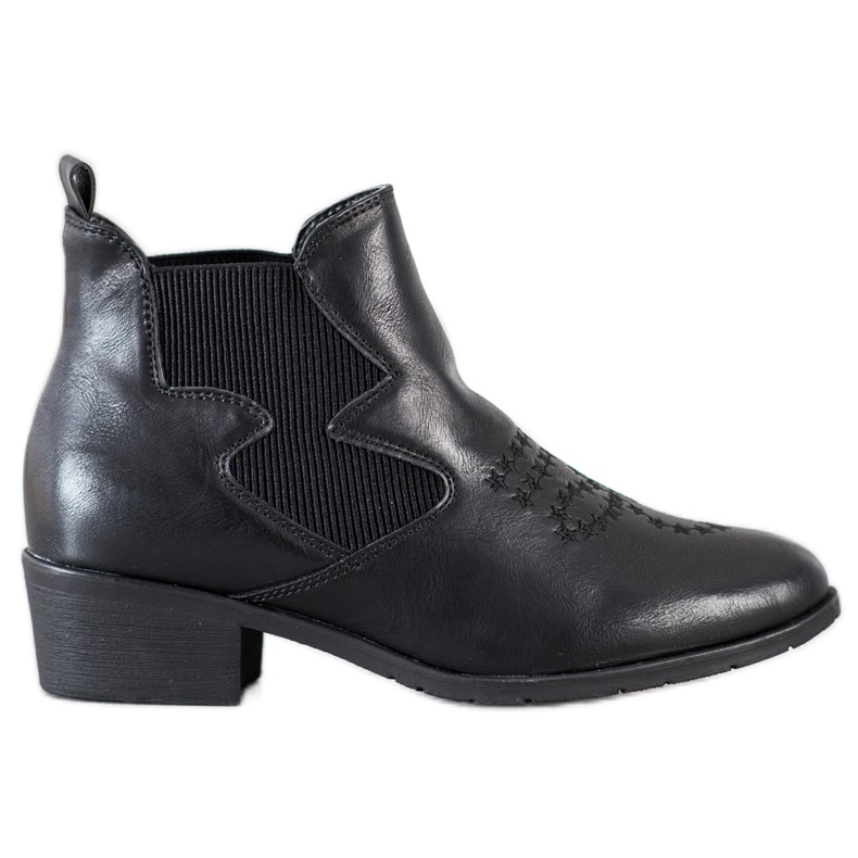 Weide Eco-leather boots black