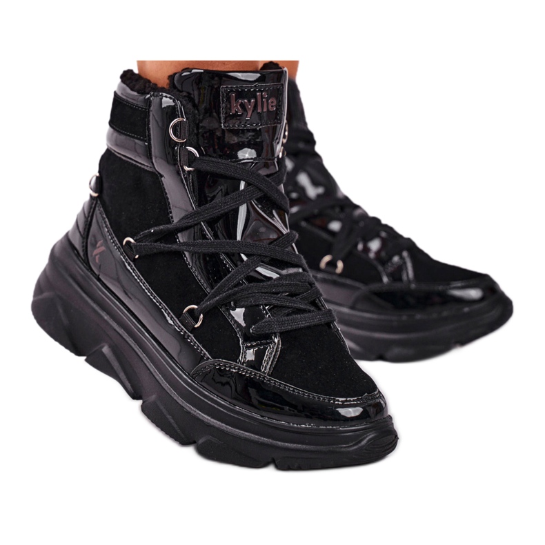Kylie Crazy Women's Sneakers Black Snow boots Missy