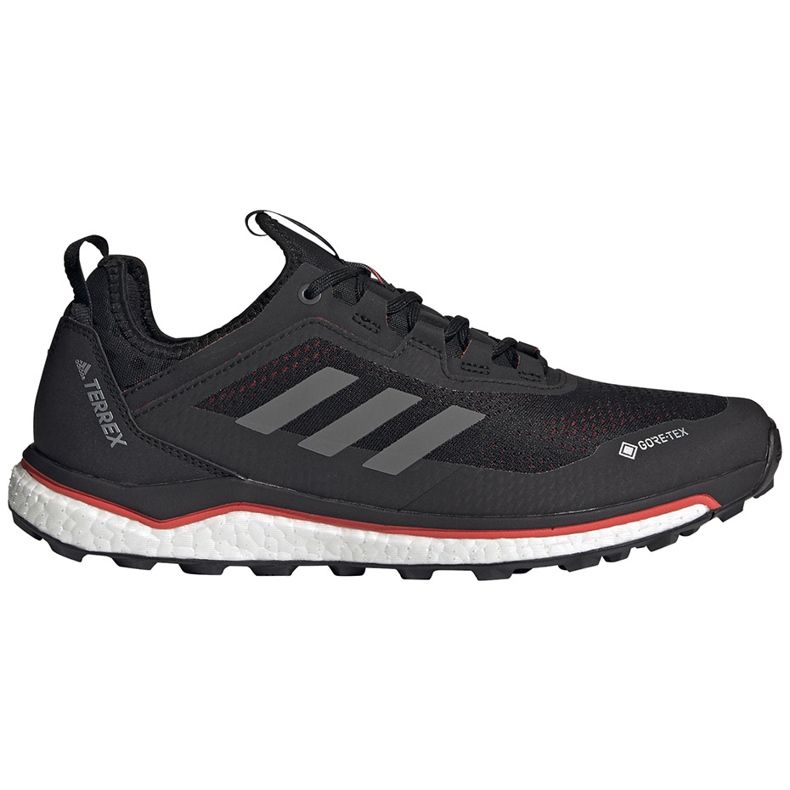 Adidas Terrex Agravic Flow men's shoes black and red FU7448