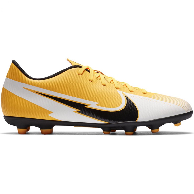 Nike Mercurial Vapor 13 Club FG / MG M AT7968 801 soccer shoes yellow yellow Nike Mercurial Vapor 13 Club FG / MG M AT7968 801 soccer shoes yellow yellow