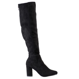 Goodin Black suede boots
