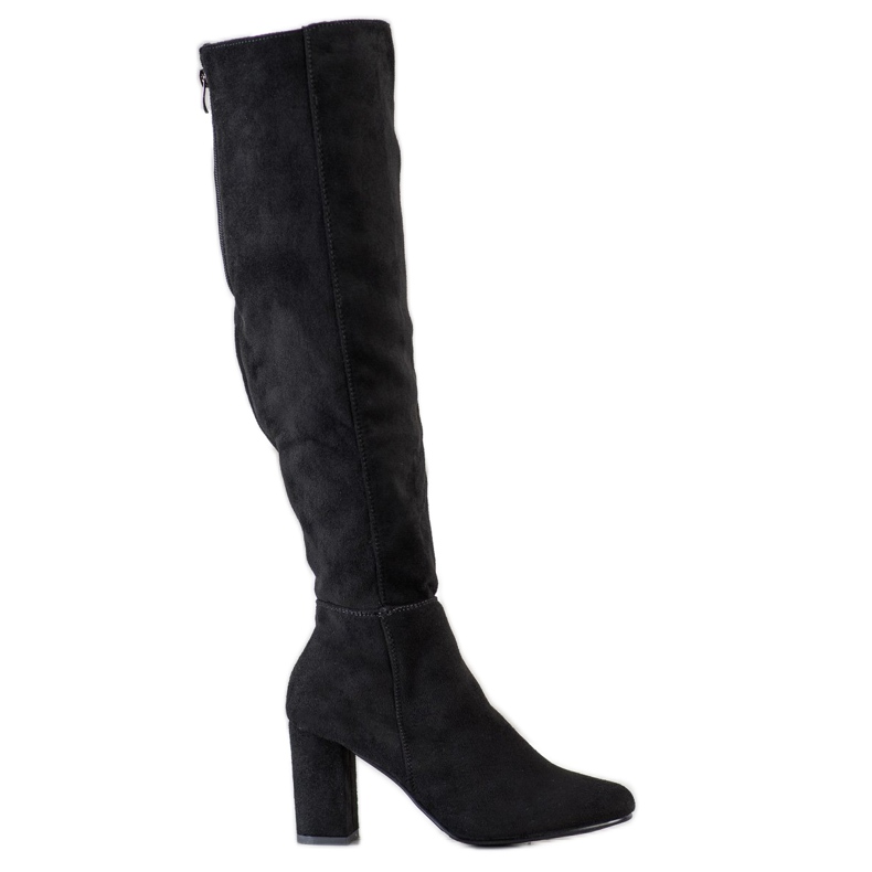 Goodin Black suede boots