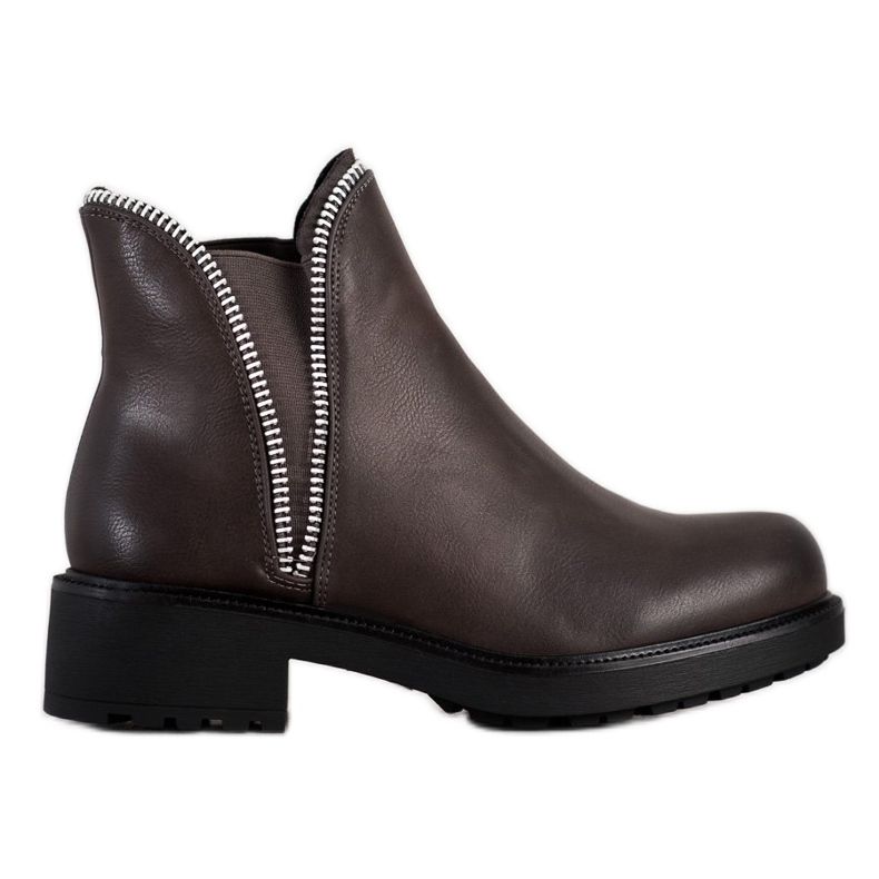 SHELOVET Stylish Chelsea boots grey
