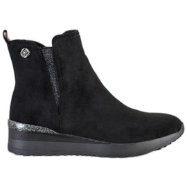 Gogo Warm wedge boots black