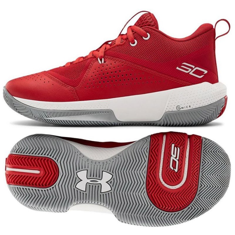 Under Armour Under Armor Gs Sc 3Zero Iv Boys Jr 3023918-600 basketball shoes red oranges and reds Under Armour Under Armor Gs Sc 3Zero Iv Boys Jr 3023918-600 basketball shoes red oranges and reds