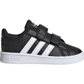 Adidas Grand Court I children's shoes black and white EF0117 Adidas Grand Court I children's shoes black and white EF0117