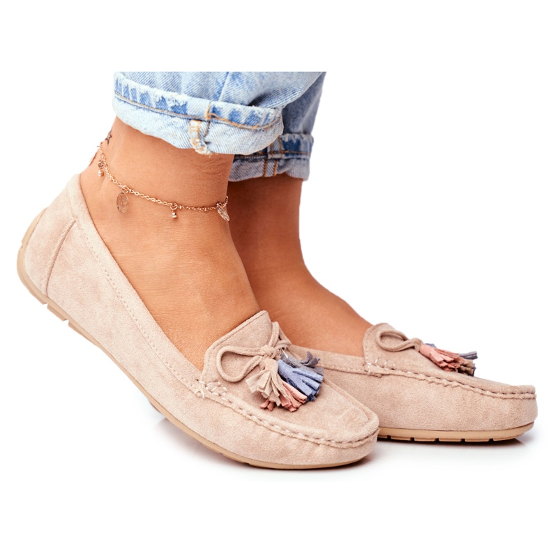 Evento Women's Loafers Suede 20PB35-2003 Beige Donna Mia Evento Women's Loafers Suede 20PB35-2003 Beige Donna Mia