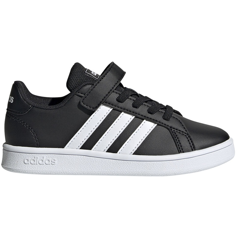Adidas Grand Court C children's shoes black and white EF0108 Adidas Grand Court C children's shoes black and white EF0108