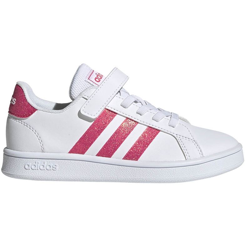 Adidas Grand Court C white-pink children's shoes EG3811