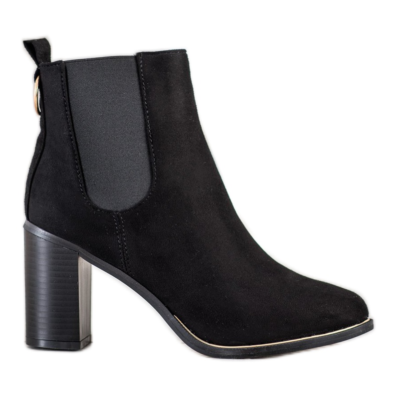 Fashion Boots On A High Post black