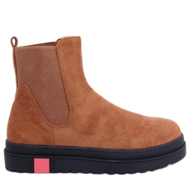 Chelsea boots on a high sole camel NS139P Camel brown Chelsea boots on a high sole camel NS139P Camel brown