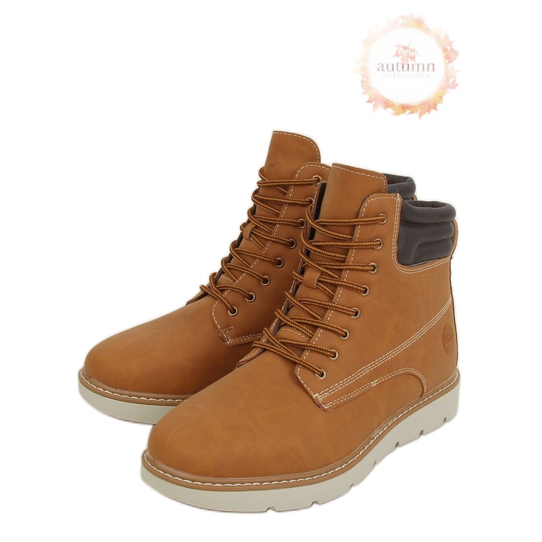 Timber plates thickly insulated camel P332-1 CAMEL / BROWN yellow