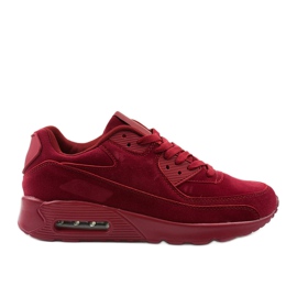 Red men's sports footwear 55109-2