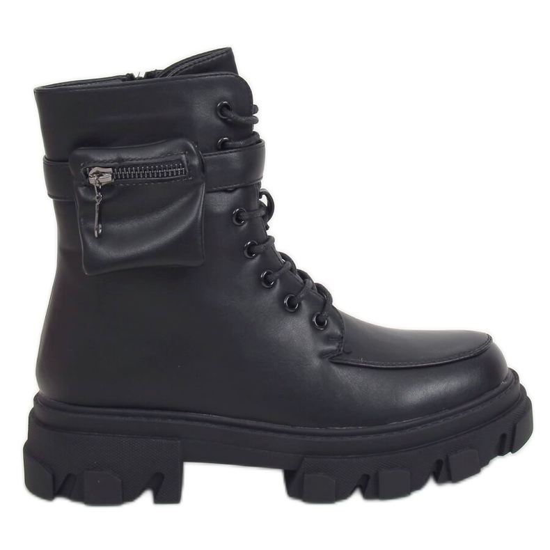 Black boots with a purse black RB62P Black